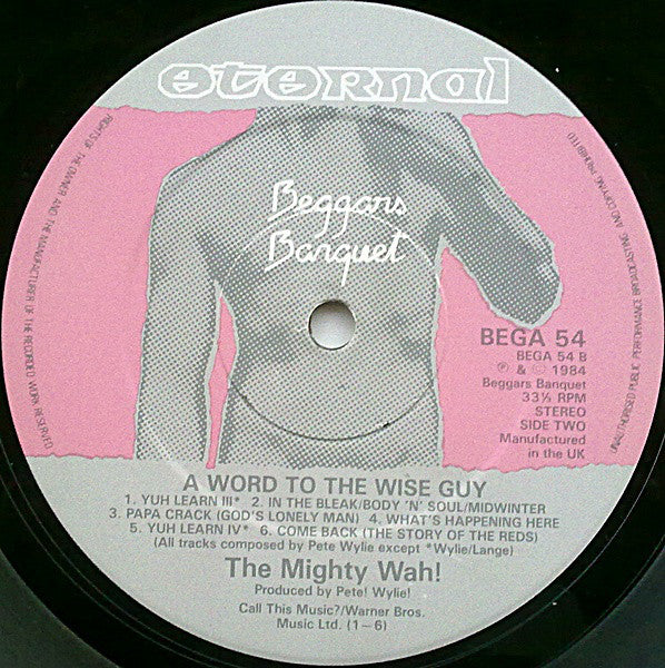 Wah! : A Word To The Wise Guy (LP, Album + 12")