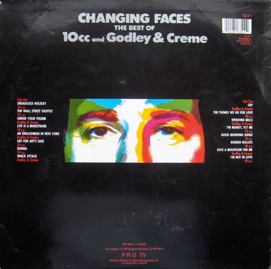 10cc And Godley & Creme : Changing Faces - The Best Of 10cc And Godley & Creme (LP, Comp)