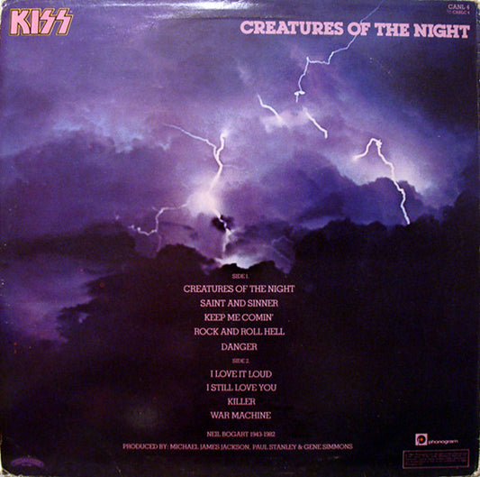 Kiss : Creatures Of The Night (LP, Album)
