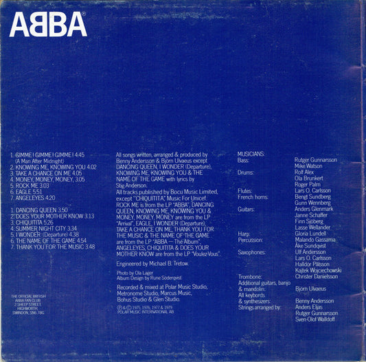 ABBA : Greatest Hits Vol. 2 (LP, Album, Comp, Net)