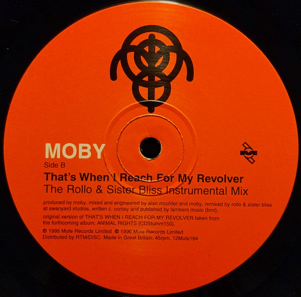Moby : That's When I Reach For My Revolver (12")
