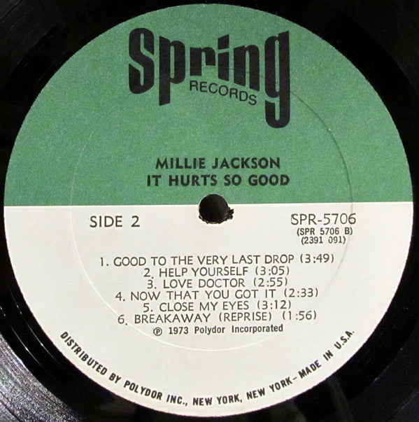 Millie Jackson : It Hurts So Good (LP, Album, All)