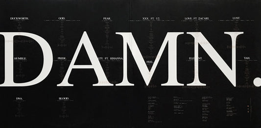 Kendrick Lamar : Damn (2xLP, Album, Ltd, Num, Cle)