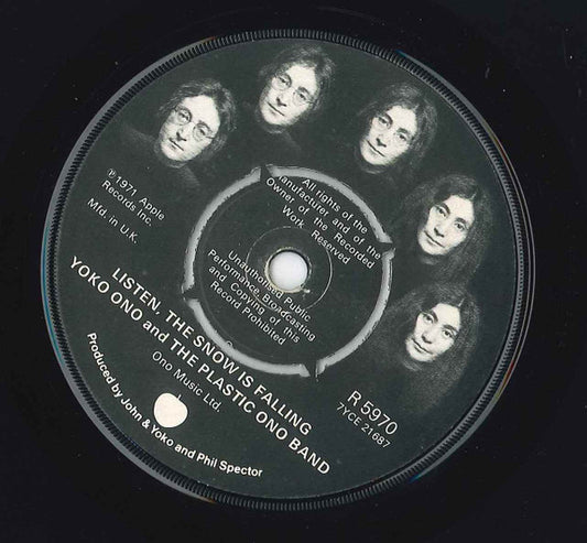 John & Yoko* & The Plastic Ono Band : Happy Xmas (War Is Over) (7", Single, 4 P)