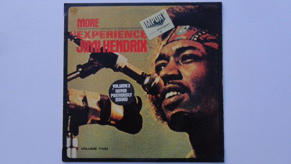 Jimi Hendrix : More "Experience" Jimi Hendrix (Titles From The Original Sound Track Of The Feature Length Motion Picture) (Volume Two) (LP, Album)