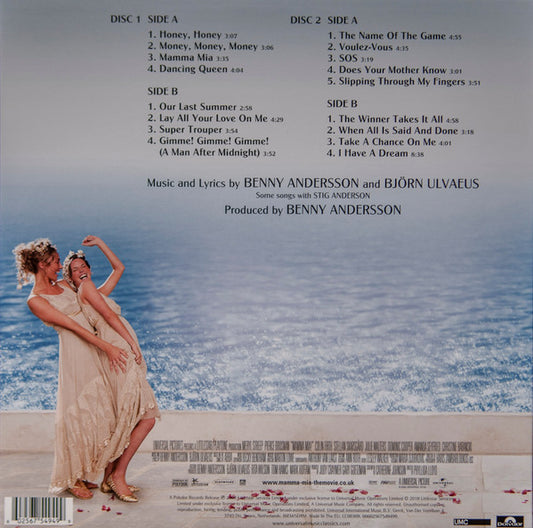 Various : Mamma Mia! The Movie Soundtrack Featuring The Songs Of ABBA (2xLP, Album, RE)