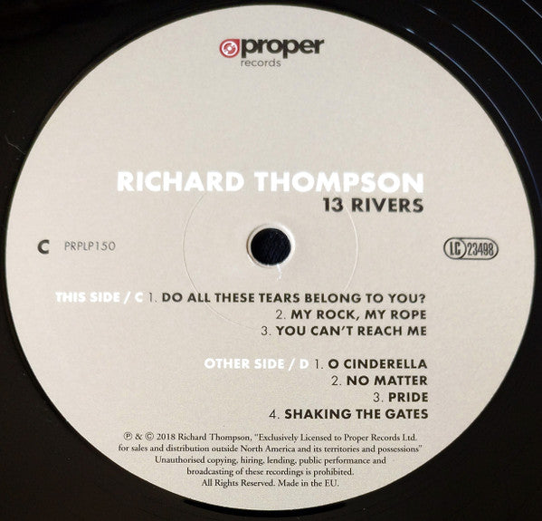 Richard Thompson : 13 Rivers (2xLP, Album)