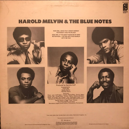 Harold Melvin & The Blue Notes* : I Miss You (LP, Album)