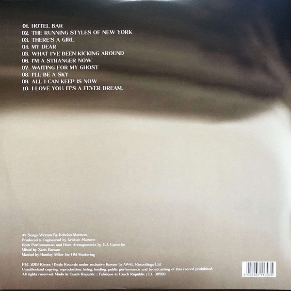 The Tallest Man On Earth : I Love You. It's A Fever Dream. (LP, Album)