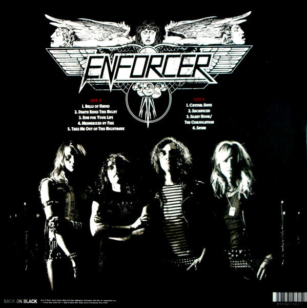 Enforcer (6) : Death By Fire (LP, Album, RE, Cle)