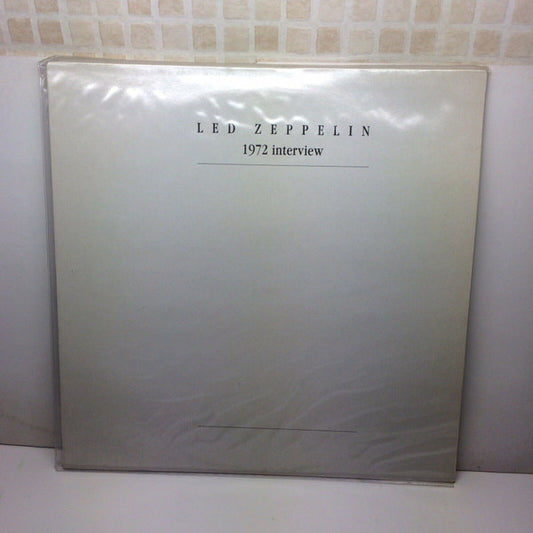 Led Zeppelin : Led Zeppelin - 1972 Interview (LP, Ltd, Unofficial, W/Lbl, Red)