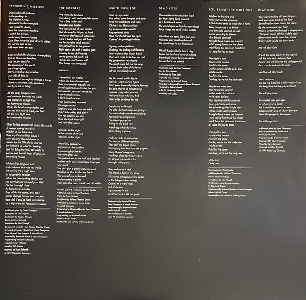Sam Fender : Hypersonic Missiles (LP, Album)