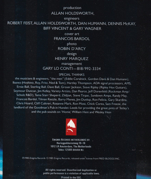 Allan Holdsworth : Metal Fatigue (LP, Album)