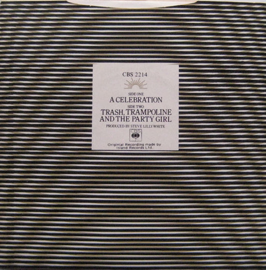 U2 : A Celebration (7", Single, RE, Sun)