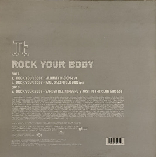Justin Timberlake : Rock Your Body (12")