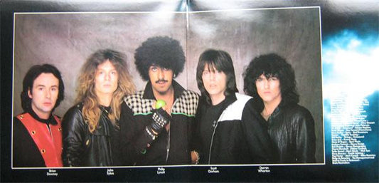 Thin Lizzy : Thunder And Lightning (LP, Album + 12" + Ltd, Gat)