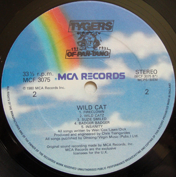 Tygers Of Pan Tang : Wild Cat (LP, Album)