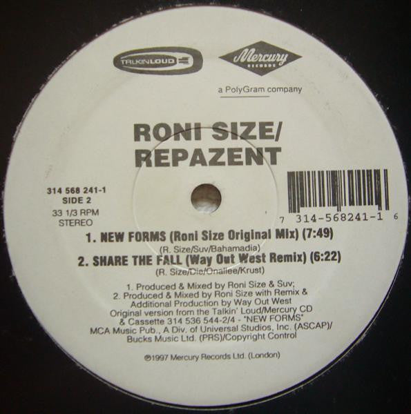 Roni Size / Reprazent : Share The Fall (12")