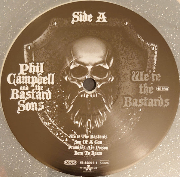 Phil Campbell & The Bastard Sons : We're The Bastards (2xLP, Album, Ltd, Sil)