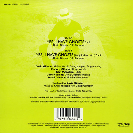 David Gilmour With Romany Gilmour : Yes, I Have Ghosts (7", RSD)