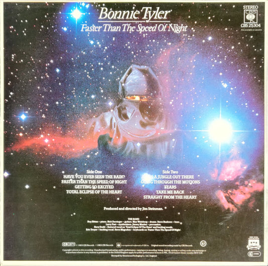 Bonnie Tyler : Faster Than The Speed Of Night (LP, Album)