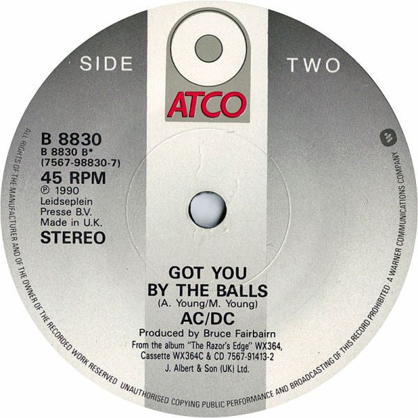 AC/DC : Are You Ready (7", Single, Ltd, Pat)