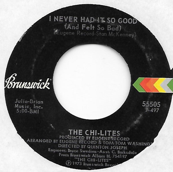 The Chi-Lites : Homely Girl (7")