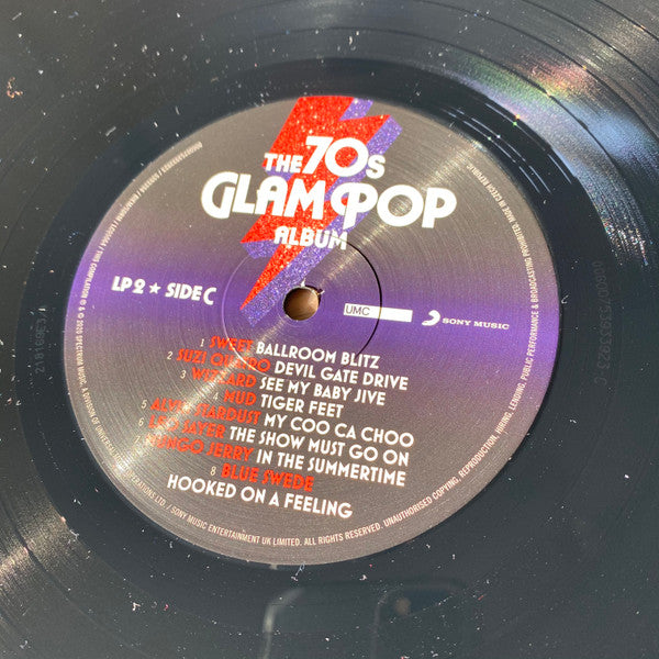 Various : The 70s Glam Pop Album (2xLP, Comp)