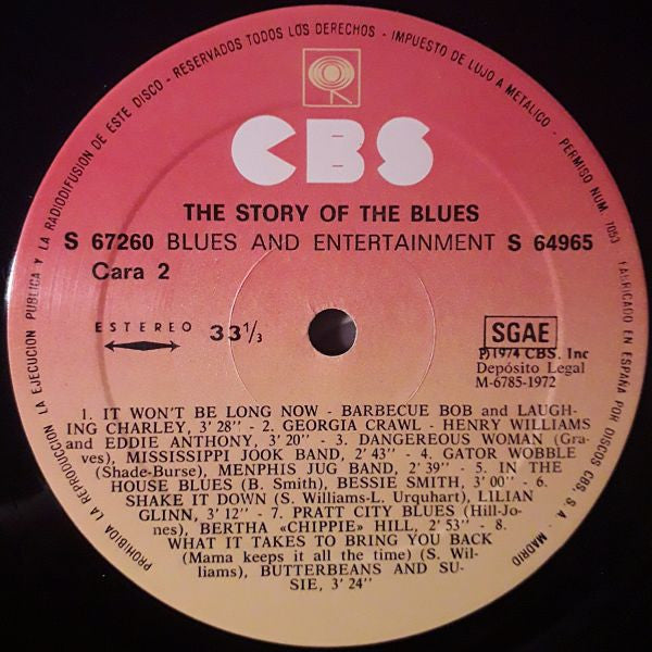 Various / Paul Oliver : The Story Of The Blues (2xLP, Comp, Gat)
