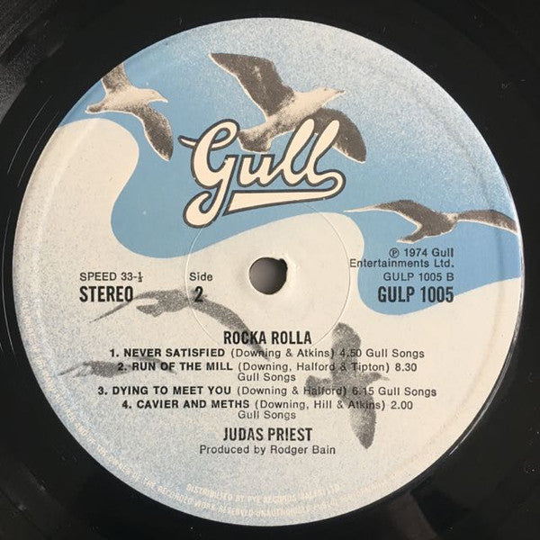 Judas Priest : Rocka Rolla (LP, Album, RE)