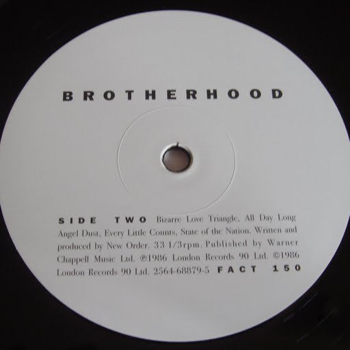 New Order : Brotherhood (LP, Album, RE, 180)