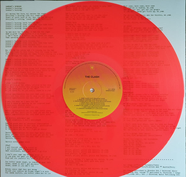 The Clash : The Clash (LP, Album, Ltd, RE, Ora)