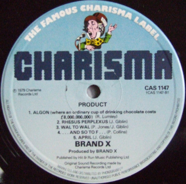 Brand X (3) : Product (LP, Album)