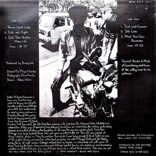Dillinger : Talkin' Blues (LP, Album)