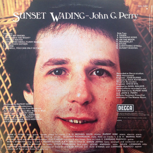 John G. Perry : Sunset Wading (LP, Album, FFS)
