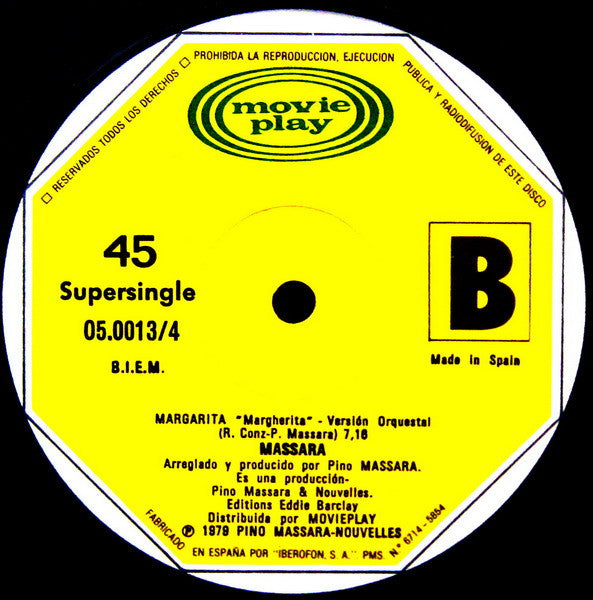 Massara* : Margarita (12", Maxi)