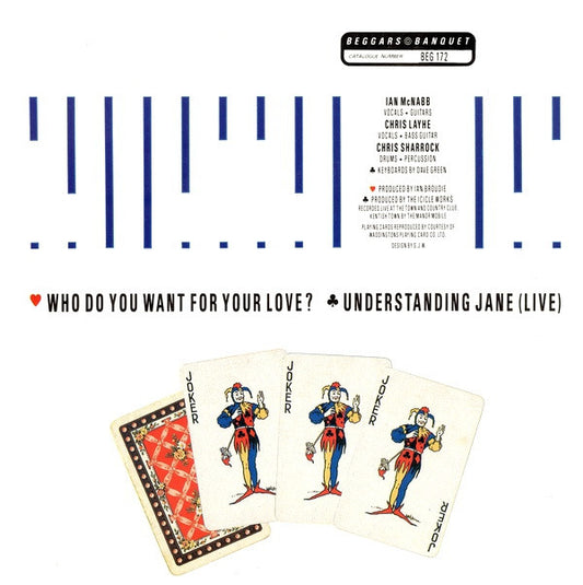 The Icicle Works : Who Do You Want For Your Love? (7", Single)