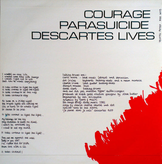 Talking Drums : Courage (12")