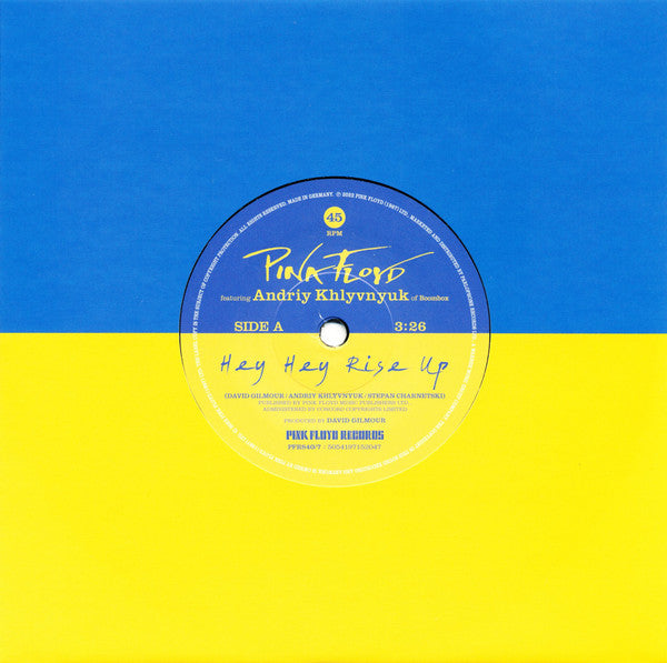 Pink Floyd Featuring Andriy Khlyvnyuk* : Hey Hey Rise Up (7", Single, Ltd)