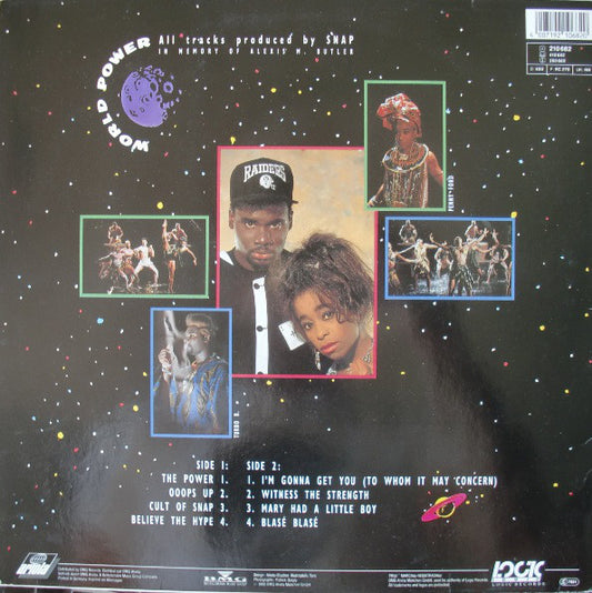 Snap! : World Power (LP, Album)