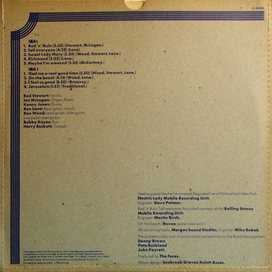 Faces (3) : Long Player (LP, Album, RE)