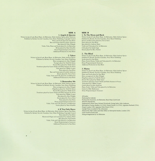 Gabriels (3) : Angels & Queens Part I (LP, Album, Ltd)