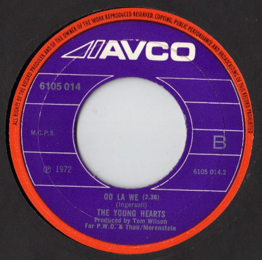 L.J. Reynolds* & Chocolate Syrup / The Young Hearts* : The Penguin Breakdown / Oo La We (7", Single, Pap)