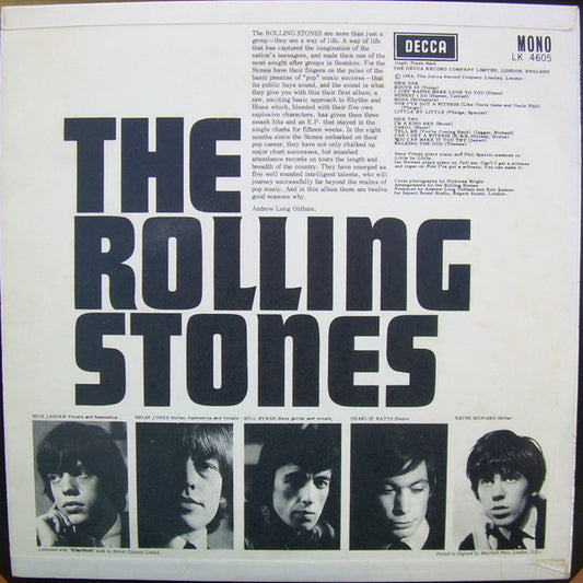 The Rolling Stones : The Rolling Stones (LP, Album, Mono, A1Z)