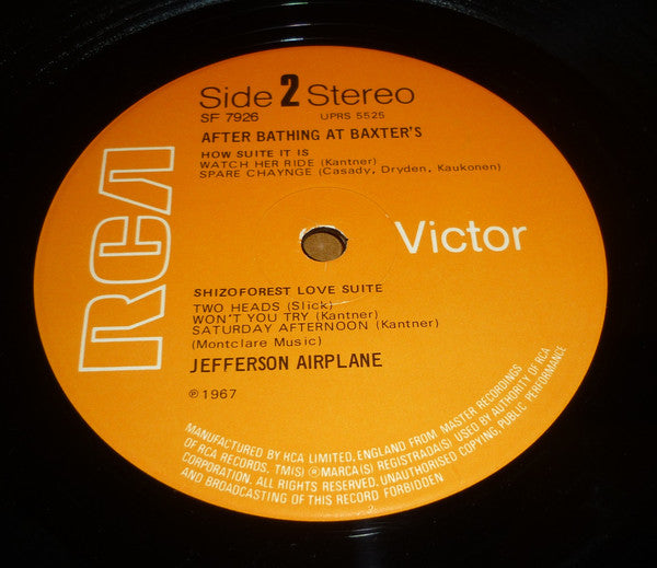Jefferson Airplane : After Bathing At Baxter's (LP, Album)
