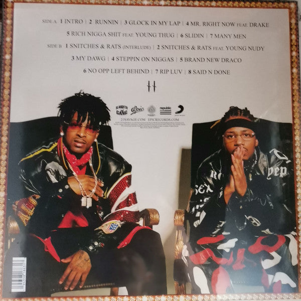 21 Savage & Metro Boomin : Savage Mode II (LP, Album, Ltd, Tra)