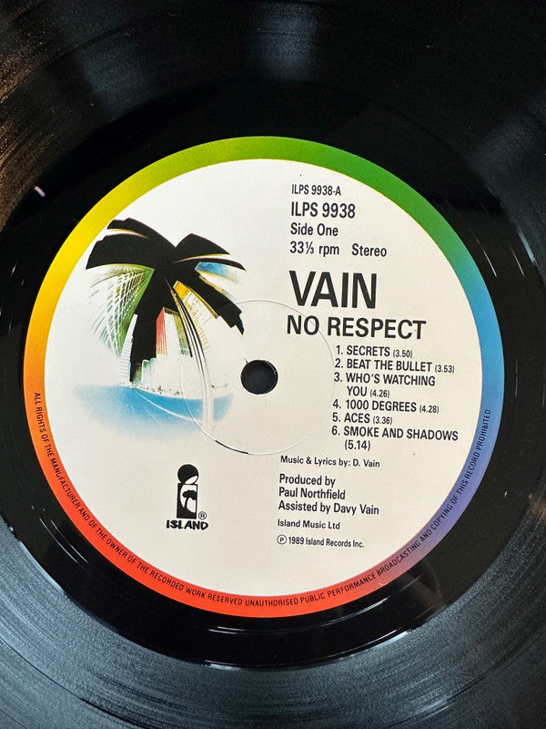 Vain : No Respect (LP, Album)