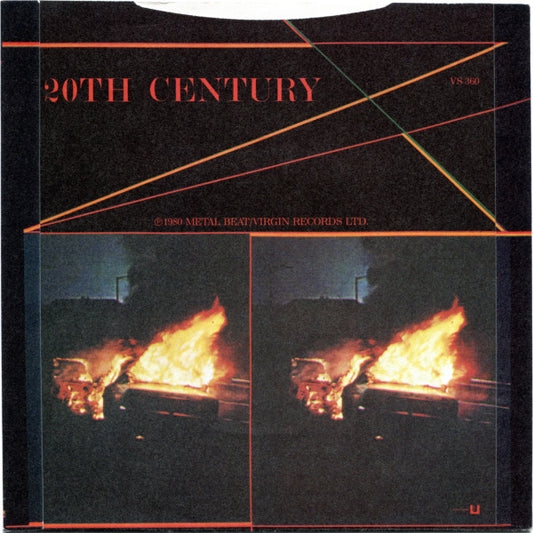 John Foxx : Burning Car (7", Single)