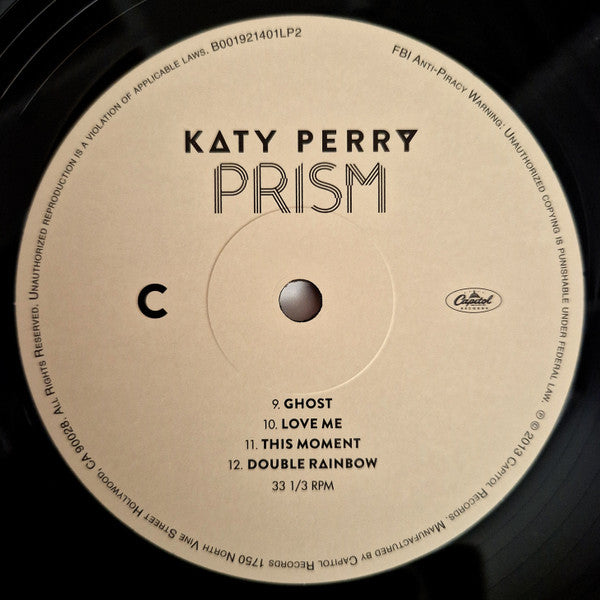 Katy Perry : Prism (2xLP, Album, RE)