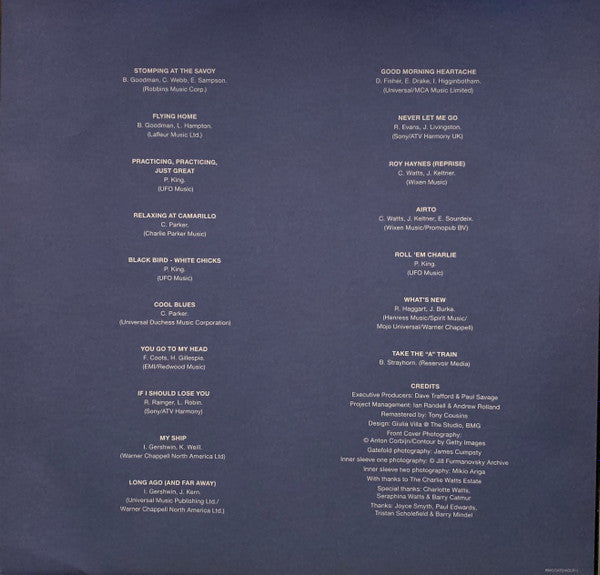 Charlie Watts : Anthology (LP, Comp, Dou)